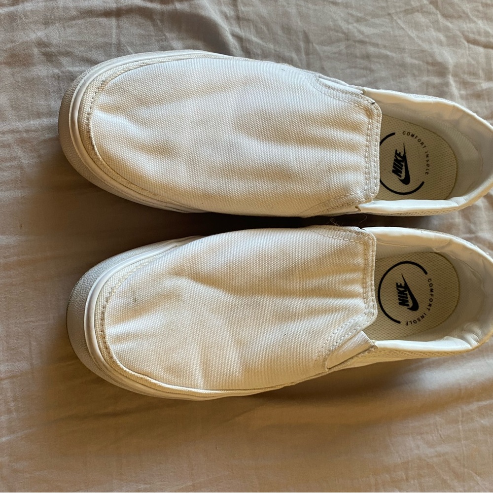 Nike Cream Slip-On Shoes